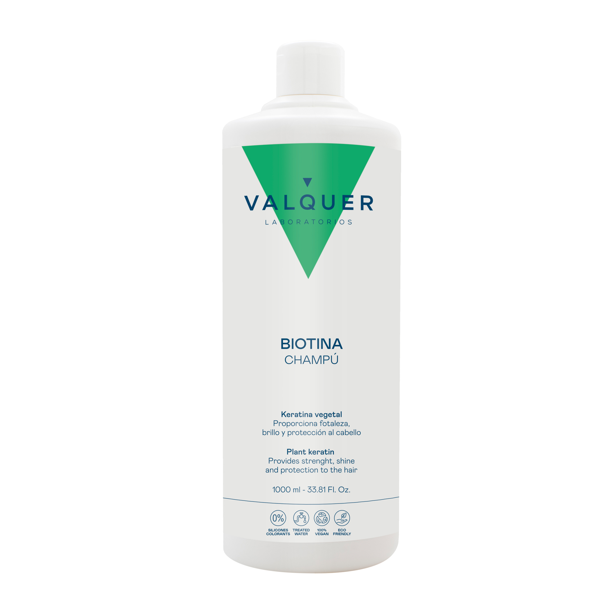 Valquer Laboratorios Champú Fortalecedor con Biotina y Keratina para Cabello Saludable - 1
