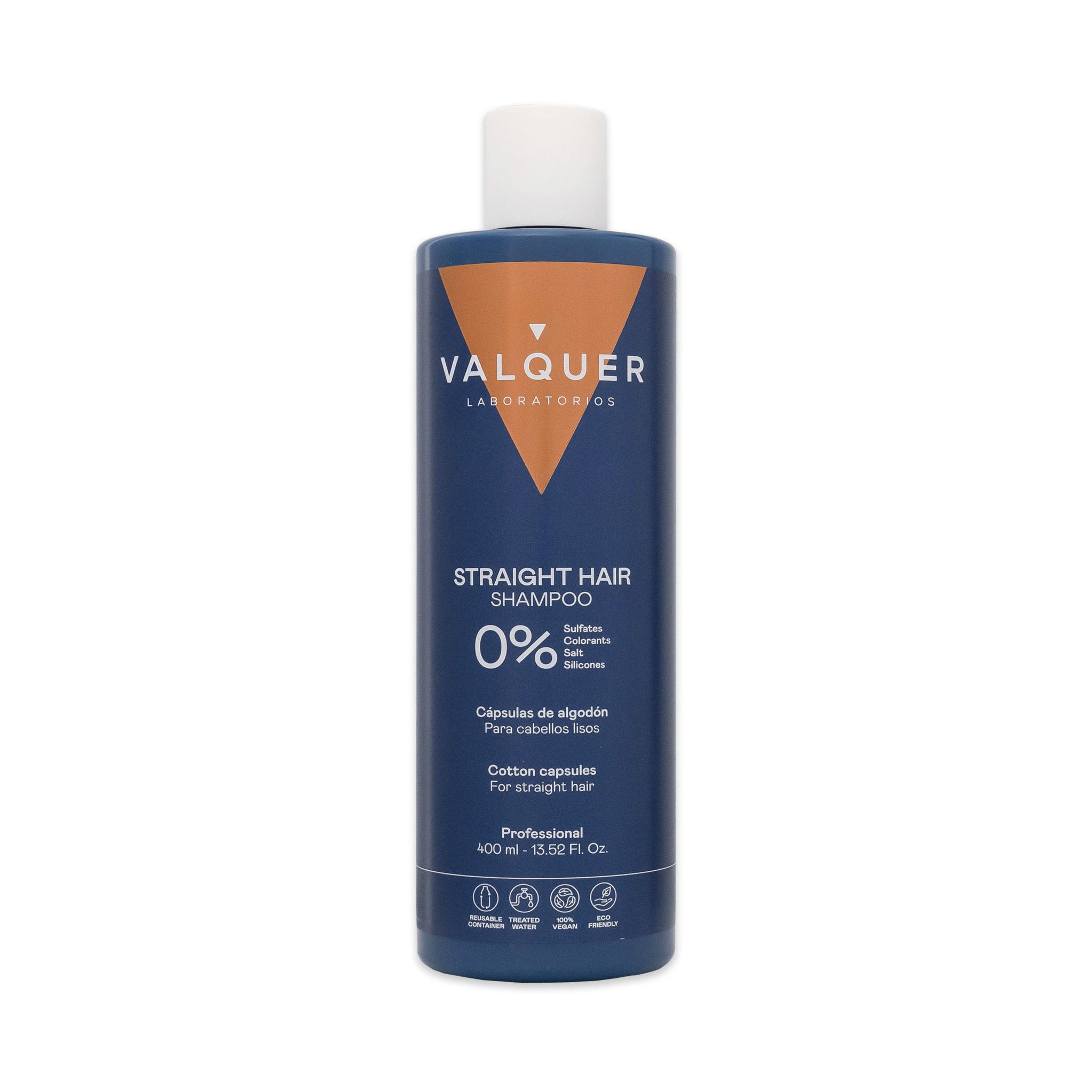 Valquer Champú Zero % para cabellos lisos. Champú para conseguir dominar el cabello liso hasta en las condiciones más adversas. Desarrollado por Valquer Laboratorios con una fórmula delicada y exclusiva, que cuenta con pantenol y cápsulas de algodón. - 1